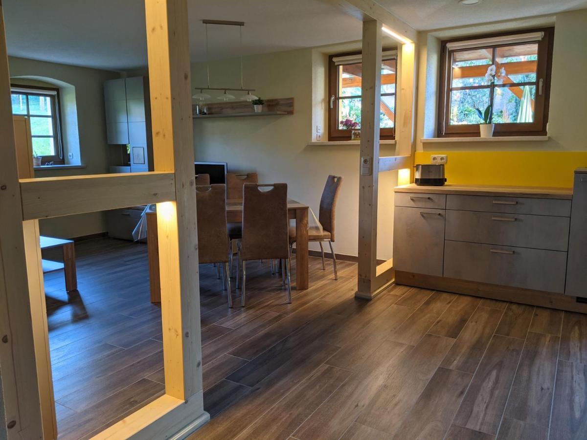 Ferienwohnung Aus-Zeit Auf Dem Lande Bad Gottleuba Esterno foto