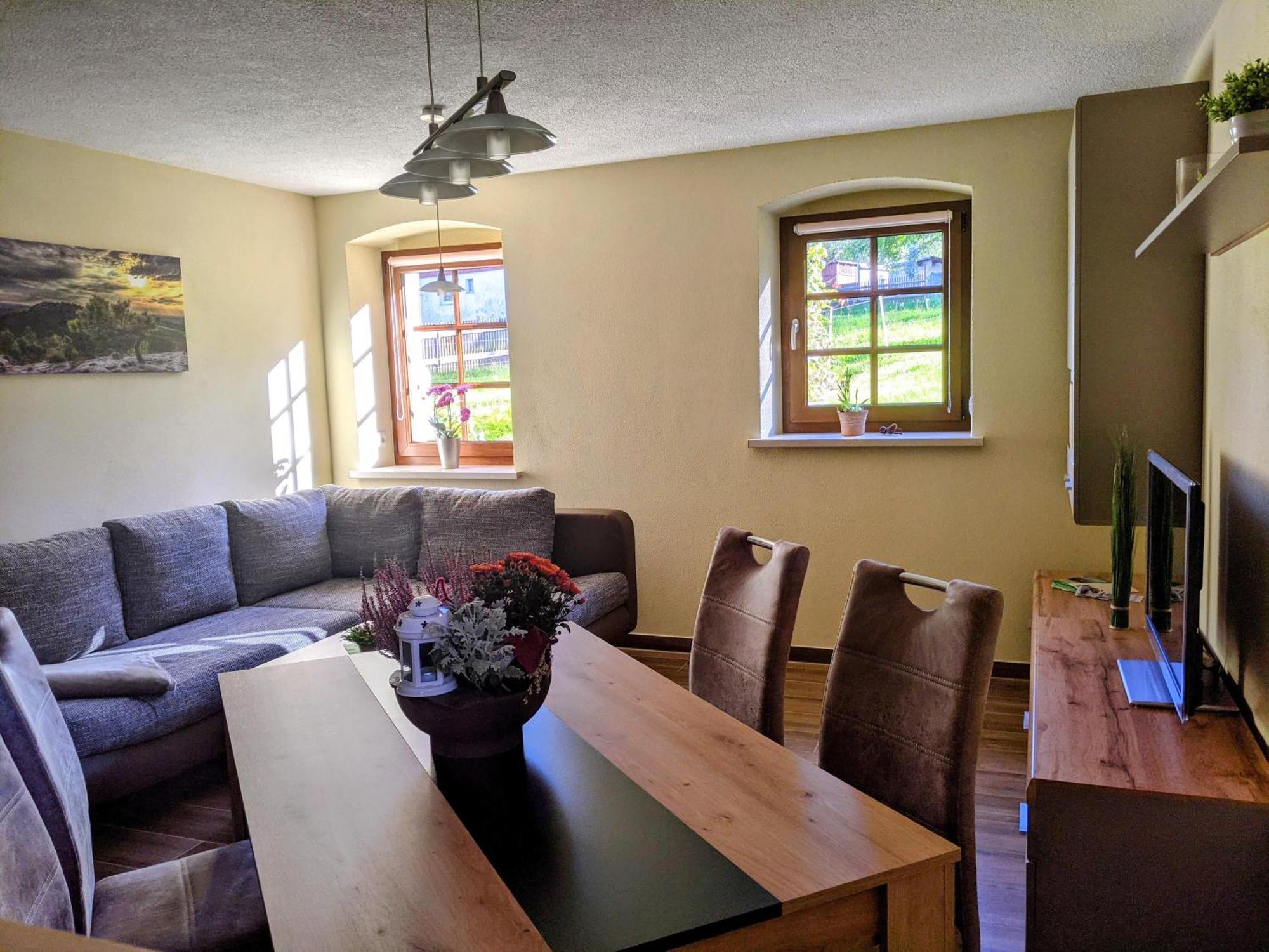 Ferienwohnung Aus-Zeit Auf Dem Lande Bad Gottleuba Esterno foto